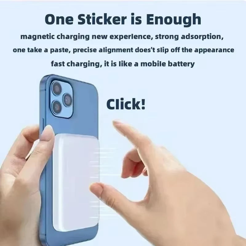 2026 New Magnetic Portable Power Bank Wireless for Magsafe Fast Charging Battery Charger Cases 50000Ma for Iphone Samsung Xiaomi